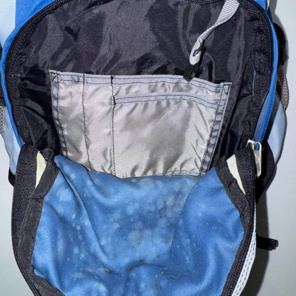 Columbia Sportswear Backpack Blue Black Outdoor Hiking Daypack School Bag